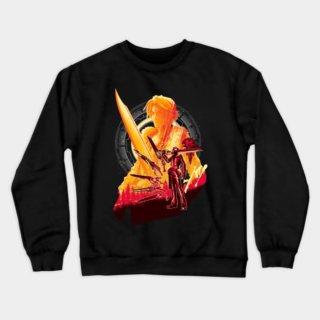 Ultimate Weapon Lion Heart Squall Crewneck Sweatshirt by plonkbeast